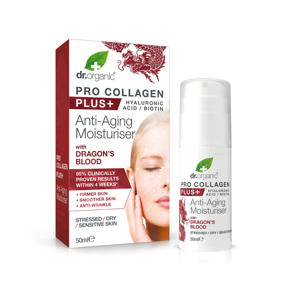 Dr.Organic Pro Collagen Anti-Aging hidratáló arckrém sárkányvérfa kivonattal • 50ml