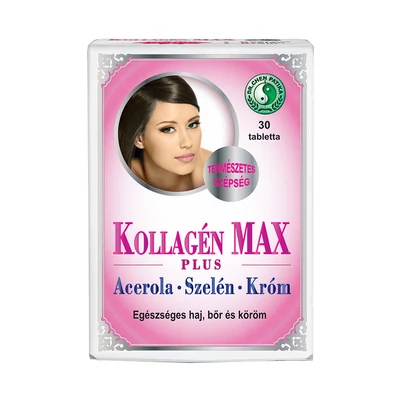 Dr.Chen Kollagén max plus tabletta  Acerola,Szelén,Króm 30x