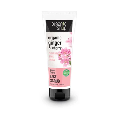 Organic Shop Tisztító arcradír "Gyömbéres cseresznye"