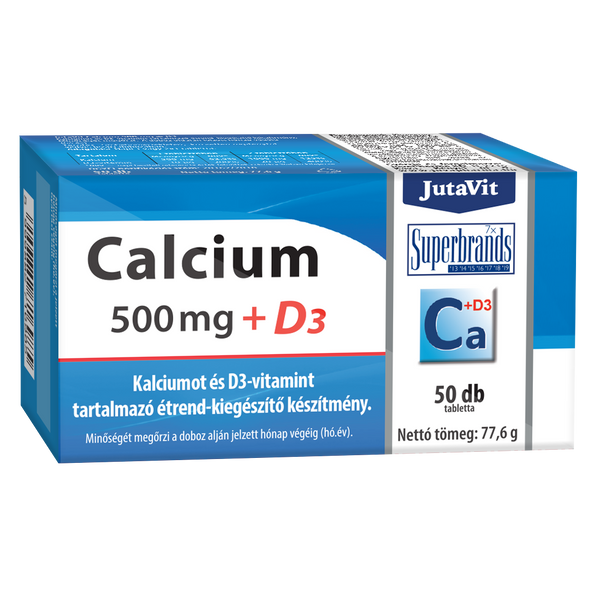Jutavit Kalcium 500mg +D3 50x