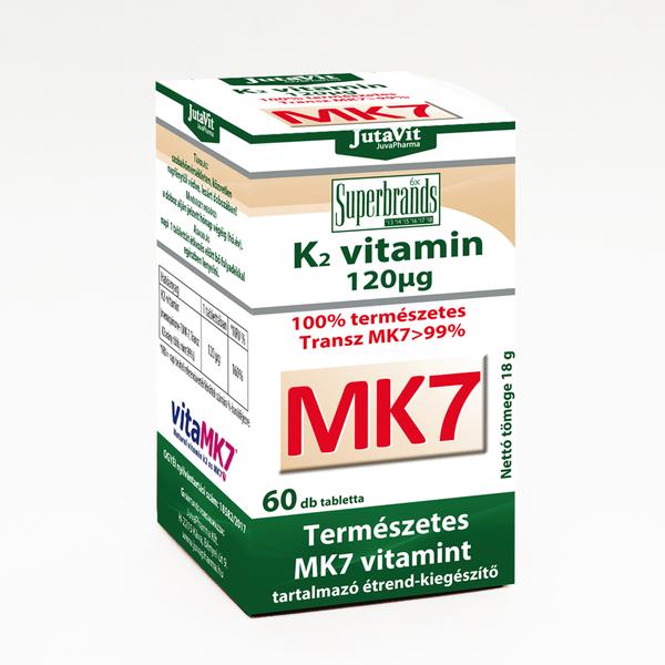 Jutavit K2 vitamin 120mg tabletta 60x