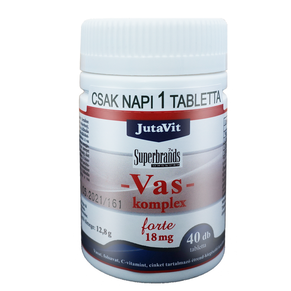 JutaVit Vas komplex forte 18mg 40x