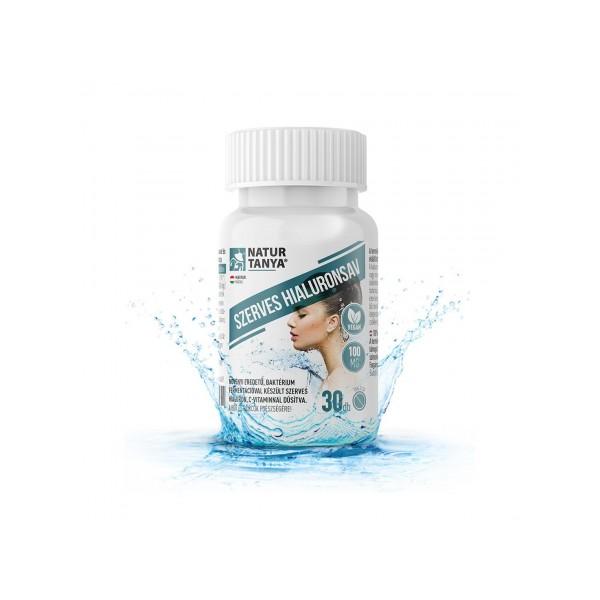 Natur Tanya® Szerves, fermentált növényi hialuronsav és C-vitamin tabletta