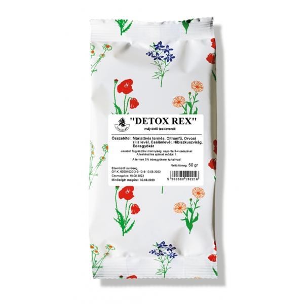 Gyógyfű, Detox rex májvédő teakeverék 50g