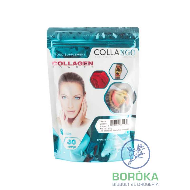Collango Collagen Powder-kollagén por Citrom-330 g