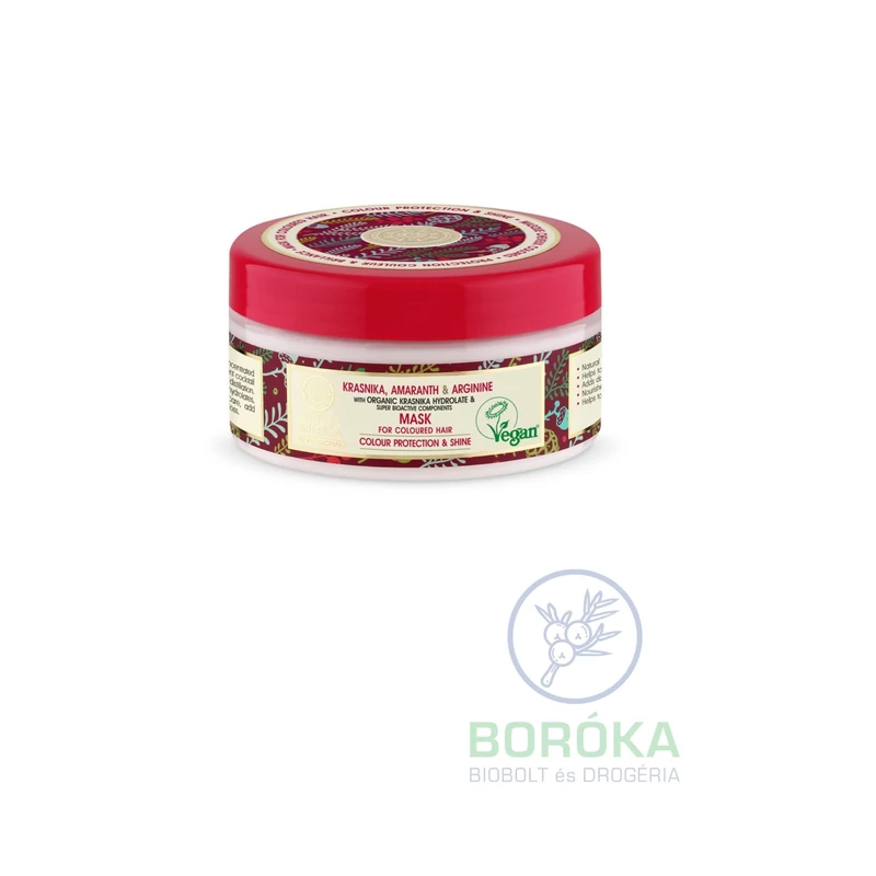 Natura Siberica Színvédő és ragyogást adó hajmaszk festett hajra • 300 ml