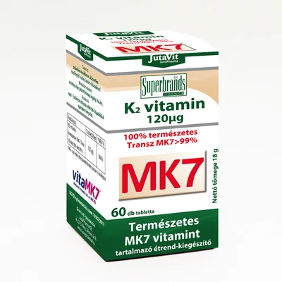 Jutavit K2 vitamin 120mg tabletta 60x