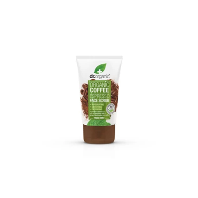 Dr. Organic Élénkítő arcradír bio kávéval • 125ml