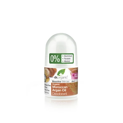 Dr. Organic Alumíniummentes golyós dezodor bio marokkói argánolajjal • 50 ml