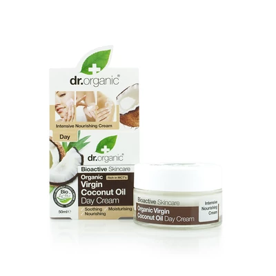 Dr. Organic Nappali krém Bio szűz kókuszolajjal • 50 ml