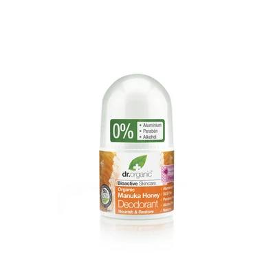 Dr. Organic Golyós dezodor Bio manuka mézzel • 50 ml
