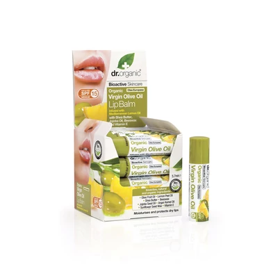 Dr. Organic Ajakbalzsam bioaktív olívaolajjal • 5,7 ml