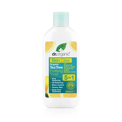 Dr. Organic Skin Clear Pórustisztító arctonik 5 az 1-ben • 200 ml
