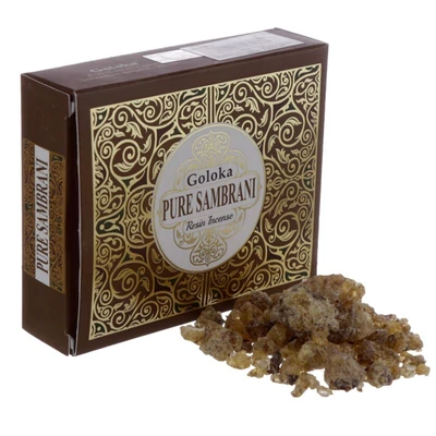 Goloka Füstölő gyanta - Pure Sambrani 50g