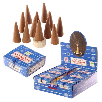 Satya Füstölő kúp - Nag champa 12db