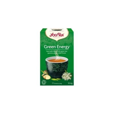 Yogi tea Ayurveda Zöld energia gyógynövényekkel 17x