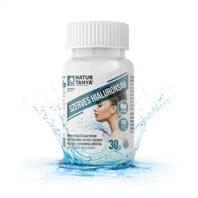 Natur Tanya® Szerves, fermentált növényi hialuronsav és C-vitamin tabletta