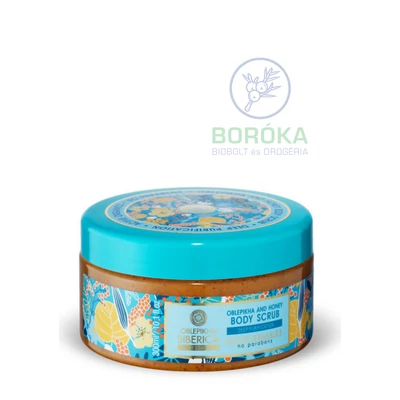 Natura Siberica Homoktövis mélytisztító bőrradír • 300ml