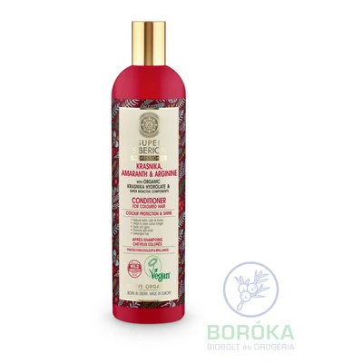 Natura Siberica Színvédő és ragyogást adó hajkondicionáló festett hajra • 400 ml