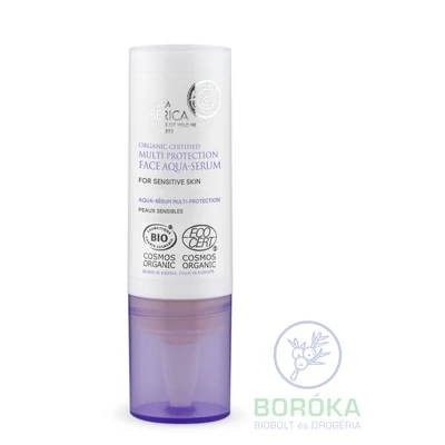 Natura Siberica Virágvízalapú multi protection bio arcszérum érzékeny bőrre