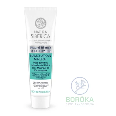 Natura Siberica &quot;Kamchatka Minerals&quot; Fluoridmentes ásványi fogkrém • 100