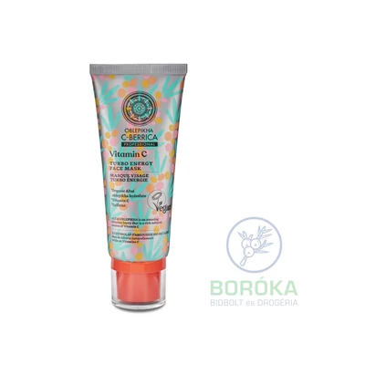 NATURA SIBERICA OBLEPIKHA C-BERRICA TURBÓ ENERGETIZÁLÓ ARCMASZK C-VITAMINNAL