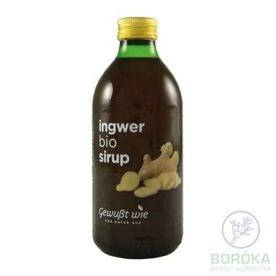 Gyömbér szirup „Gewusst wie” bio 330 ml