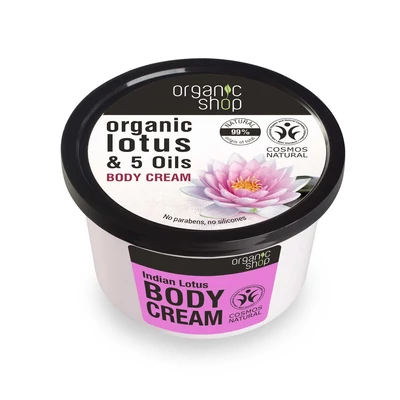 Organic Shop Testápoló krém &quot;Indiai lótusz&quot;