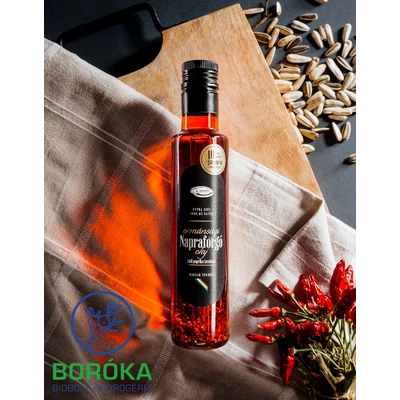 Ormánsági chili paprika ízesítésű napraforgó étolaj 0,25 l
