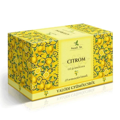 Mecsek Gyümölcstea  citrom filteres 20x