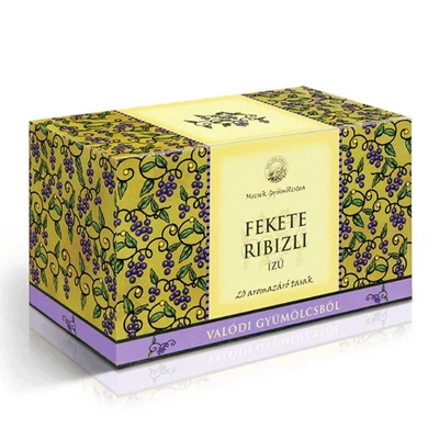 Mecsek Gyümölcstea feketeribizli filteres 20x