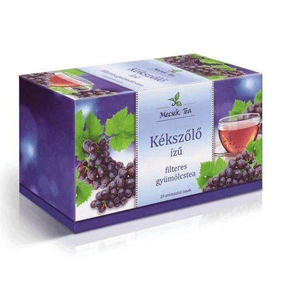 Mecsek Gyümölcstea kékszőlő filteres 20x