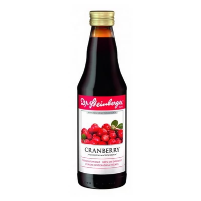Dr Steinberger Tőzegáfonyalé 100%-os 330ml