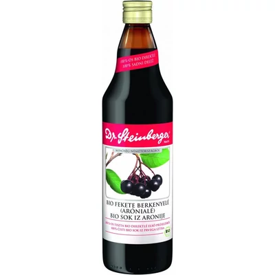 Dr Steinberger Fekete berkenyelé/Arónialé bio 750ml