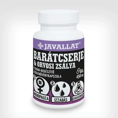 Javallat Barátcserje és orvosi zsálya kapszula 60x