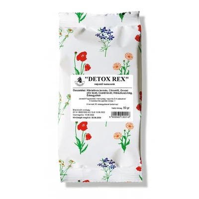 Gyógyfű, Detox rex májvédő teakeverék 50g