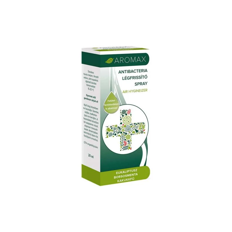 Aromax antifluenza légfrissítő spray eukaliptusz borsmen 20ml
