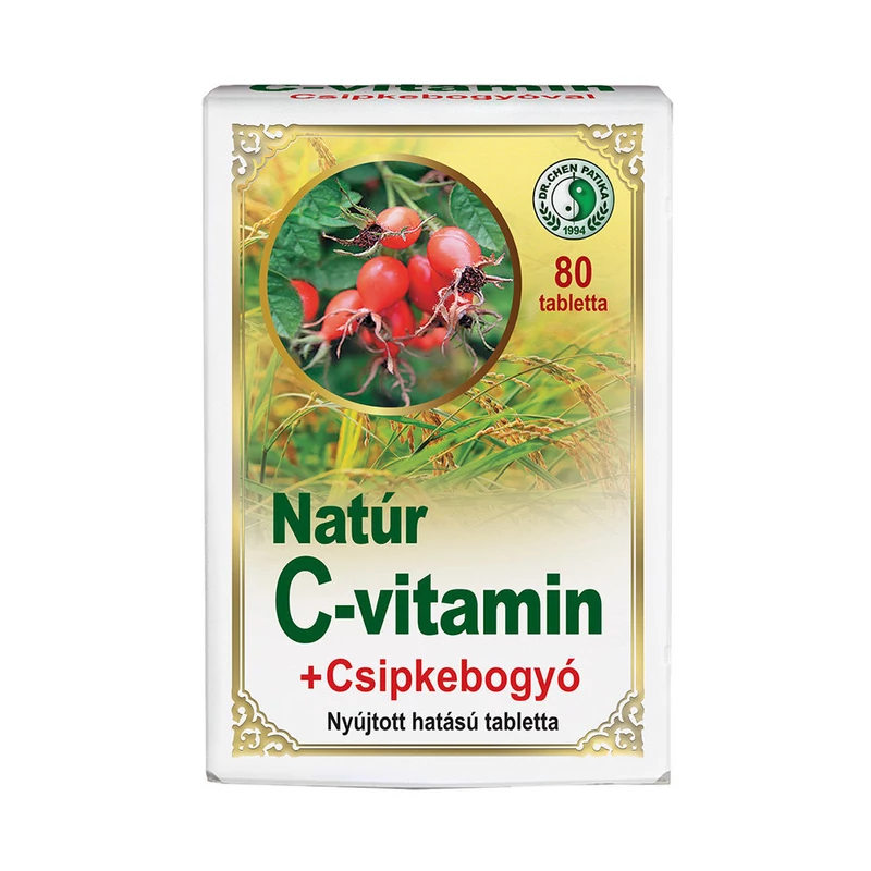 Dr.Chen Natur C-vitamin 1500mg csipkebogyóval filmtabletta 60x