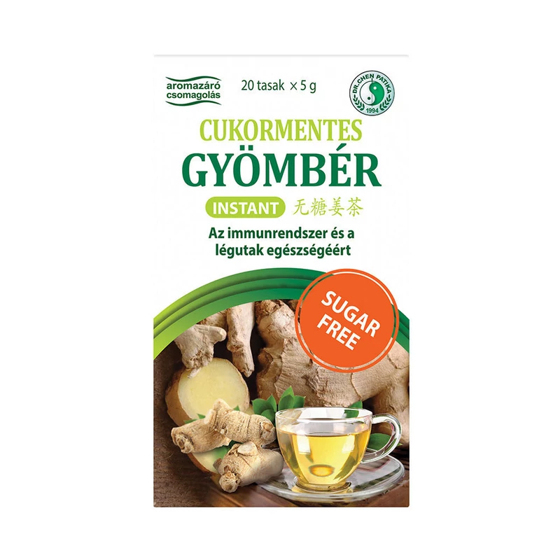 Dr.Chen Instant Gyömbér tea - CUKORMENTES - 20db