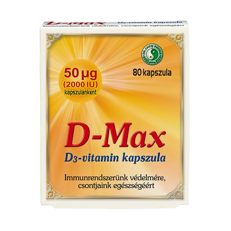 Dr.Chen D-Max D3 vitamin kapszula  80x