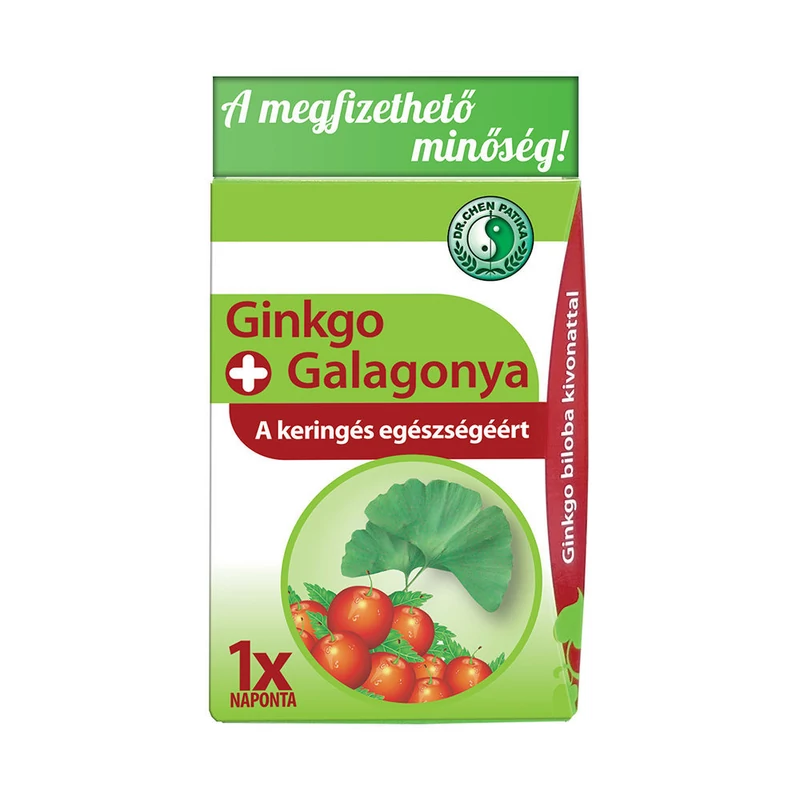 Dr.Chen Napi 1 Ginkgo Galagonya kapszula 30x