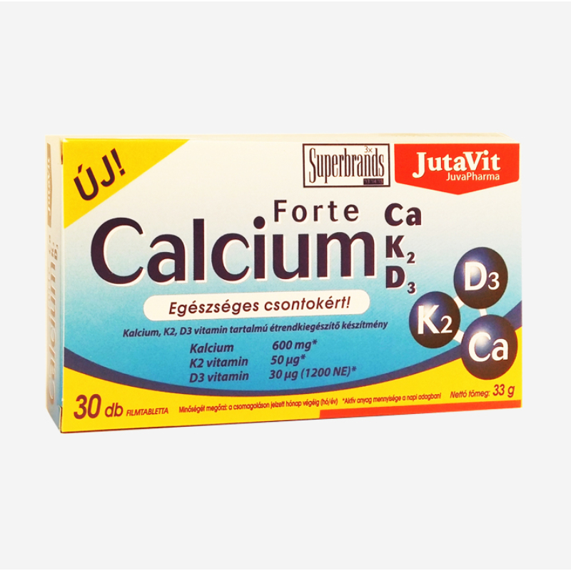 Jutavit Calcium forte Ca+K2+D3 30x