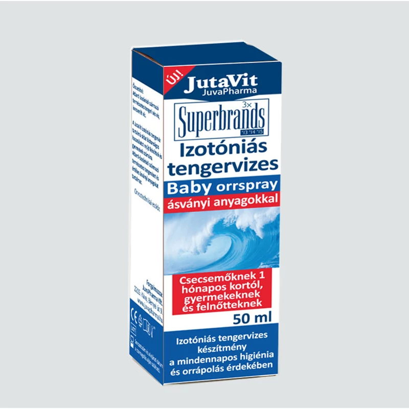 Jutavit Izotóniás tengervizes Baby orrspray ásványi anyagokkal 50ml
