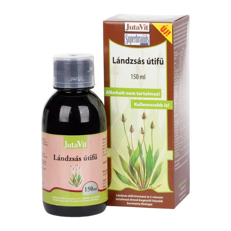JutaVit Lándzsás útifű szirup 150ml 180g