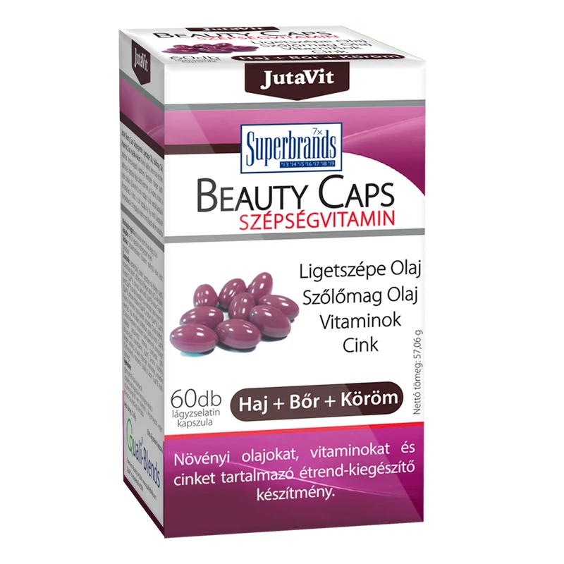 Jutavit Beauty Caps haj,bőr,köröm 60x
