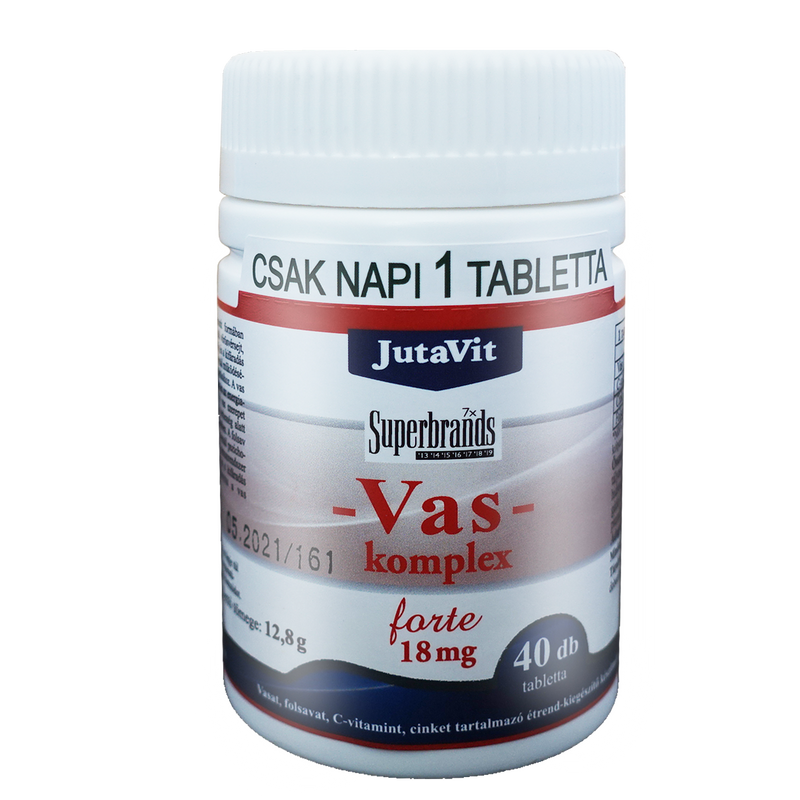 JutaVit Vas komplex forte 18mg 40x