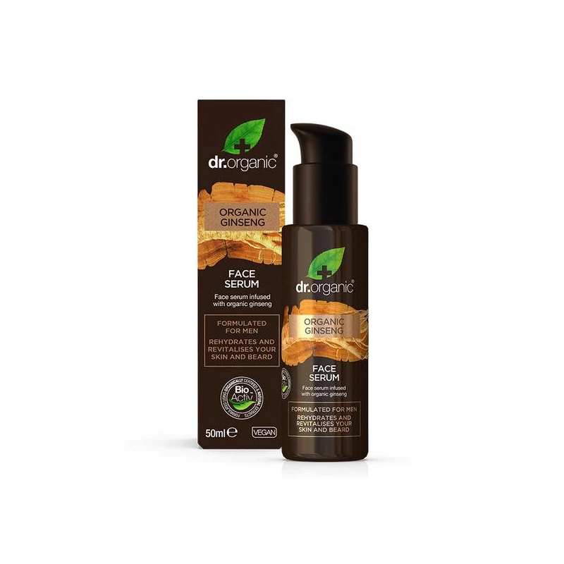 Dr. Organic Men Arcszérum bio ginzenggel • 50ml