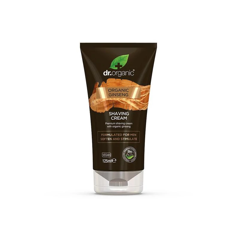 Dr. Organic Men Borotvakrém bio ginzenggel • 125ml