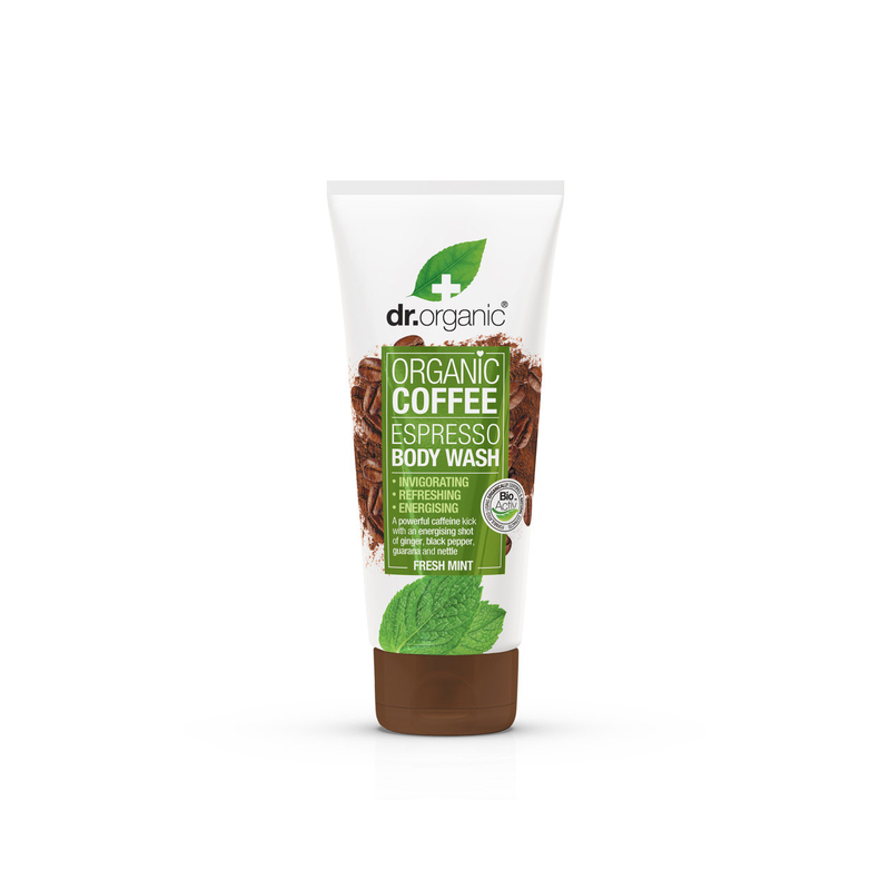 Dr. Organic Élénkítő tusfürdő bio kávéval • 200ml