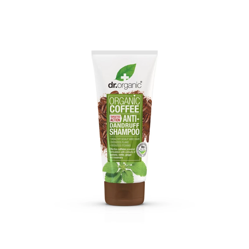 Dr. Organic Korpásodás elleni sampon bio kávéval • 200ml